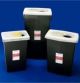 18GAL RCRA W/SLIDE LID BLACK