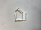 PLASTIC PADLOCK WHITE