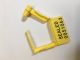 PLASTIC PADLOCK YELLOW